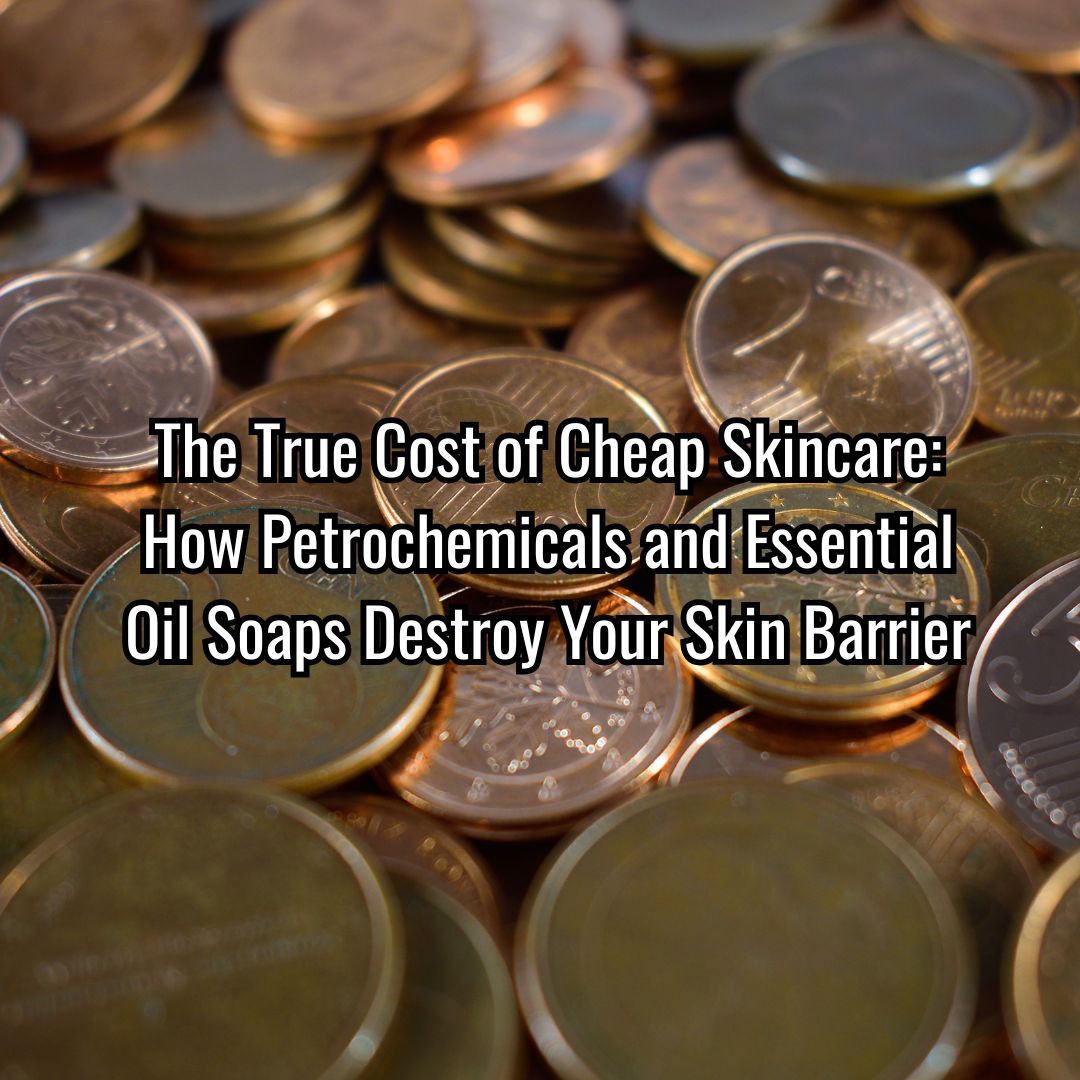 The True Cost of Cheap Skincare: How Petrochemicals and Essential Oil Soaps Destroy Your Skin Barrier